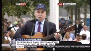 Paul Simon  The Sound of Silence 911 Ground Zero HD [upl. by Stockmon18]