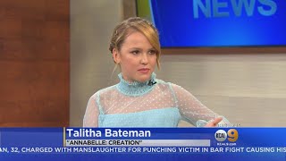 Actress Talitha Bateman Discusses Role In Annabelle Creation [upl. by Sheaff572]