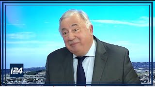 Gérard Larcher Président du Sénat en visite en Israël est linvité di24NEWS [upl. by Tiloine]