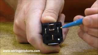 Wiring Products  How to Wire an Automotive Relay [upl. by Fredericka426]