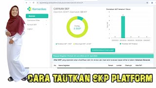 CARA TAUTKAN SKP PLATFORM DARI SATU SEHAT [upl. by Cunningham]