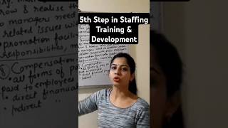 Training amp Development 5th step in staffing process class 12 business studies [upl. by Jo-Ann]