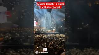 Matteo Bocelli end at night I will never forget [upl. by Saerdna172]