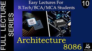 Architecture Of 8086  Microprocessor And Microcontroller  BTech  Lect 10 [upl. by Aidualk]