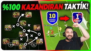 1 GÜNDE 1 KLASMANA NASIL ÇIKILIR BU TAKTİKLE ÇIKTIM eFootball Mobile [upl. by Llirret]