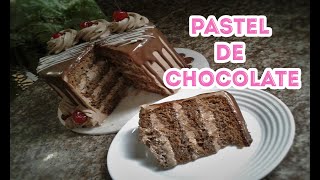 Pastel de chocolate  Muselina de Chocolate  Dulce Becca [upl. by Alenas359]