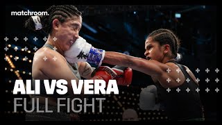 Ramla Ali vs Isela Vera Full Fight  Lopez vs Kambosos Jr Undercard [upl. by Mell488]