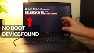 How to fix quotNo boot device found Press any key to reboot the machinequot [upl. by Roderich]