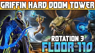 CELESTIAL GRIFFIN HARD DT FLOOR 110  EASY STRATEGY   NINJA IS AMAZING   Raid Shadow Legends [upl. by Haeli59]