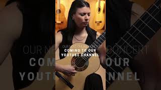 Donia Foglias concert premieres September 21st at 4 PM CET on the Siccas Guitars YouTube Channel [upl. by Lebasiram]