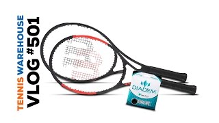 Wilson Pro Staff racquets amp Diadem string  VLOG 501 [upl. by Ojyllek]