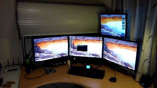 Fast switch Eyefinity setup 4 screen or more monitors How To [upl. by Lleder]