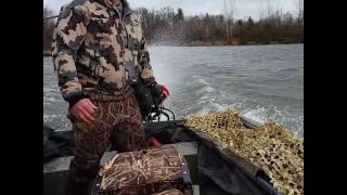 Rogue River White Water Duck Hunting with The Mud Buddy 37efi [upl. by Eyaf]