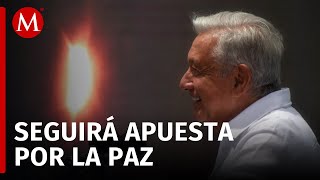 AMLO continuará su estrategia “abrazos no balazos” en lo que queda del sexenio [upl. by Dareece]