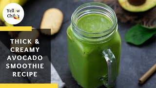 Healthy Avocado Smoothie Recipe [upl. by Onafets]