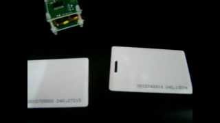 USB RFID card reader using Arduino Due [upl. by Kenley]