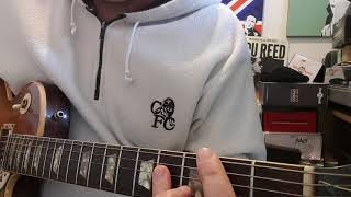 Bombers Tubeway Army Gary Numan how to play on guitar [upl. by Yssep]