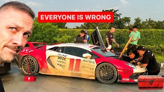 NEW LAMBORGHINI PARTS OVERNIGHT FROM BANGKOK DISASTER [upl. by Bose]