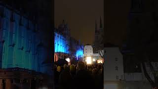 Das Vaterunser zum Martinsfest auf dem Domplatz Erfurt [upl. by Arnoldo898]