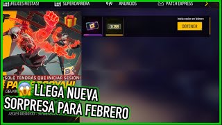 Llega la Nueva Sorpresa de Febrero a Free Fire Latam 😳  JORGEPLAYED [upl. by Keviv]