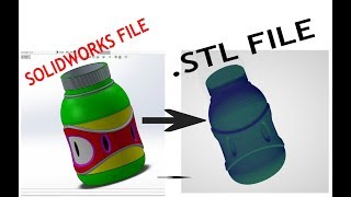 HOW TO CONVERT SOLIDWORKS FILE TO STLSolidWorks FILE TO STL EXPORTCONVERT SOLIDWORKS FILE TO STL [upl. by Barrus]