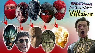 SpiderMan No Way Home VILLAINS Explained in 4 minutes [upl. by Aihsar896]