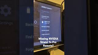 HOW TO FIND NVIDIA SHIELD TV PRO REMOTE shorts [upl. by Eizle603]