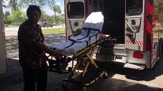 Tampa Fire Rescue New Rescue 8 Stryker Power Load Demonstration [upl. by Imray]