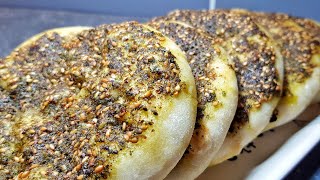 Manaqish  Top Zaatar Manaqish Recipe  So Soft And Delicious [upl. by Ammadas]