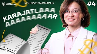 Xarajat va uning turlari  Moliyaviy savodxonlik 4DARS [upl. by Ettennod]