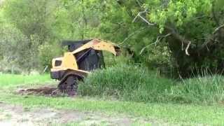 ASV RC60 Moving Dirt on a slope [upl. by Ledua]