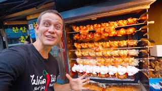 Korean Street Food  15 ROAST CHICKEN Stuffed with Garlic  Ginseng in Seoul [upl. by Eduardo]