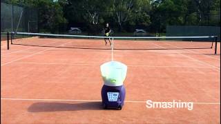 Spinfire Pro 2 Tennis Ball Machine  On Court [upl. by Mel]