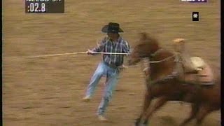 Calf Roping  Jackson Rodeo  1998 [upl. by Hselin]