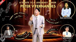 TRIBUTE SONG TO OUR LIVING LEGENDARY SINGER PETER V FERNANDES SINGER JAZZLE GONSALVES [upl. by Ait]