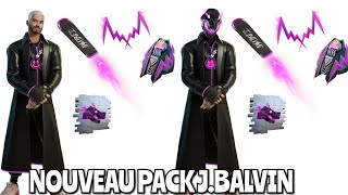 NOUVEAU PACK JBALVIN DISPONIBLE BIENTOT SUR FORTNITE [upl. by Ymmij942]