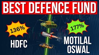 HDFC Defence Fund vs Motilal Oswal Nifty India Defence Index Fund NFO Best Defence Mutual Fund [upl. by Scarface]