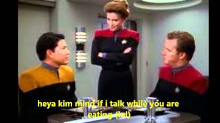 Kathryn Janeway Tom Paris Chakotay and Harry Kimwmv [upl. by Calie]