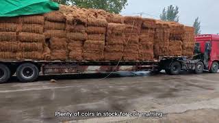 Coir matting for slope protection erosion control [upl. by Nanete]