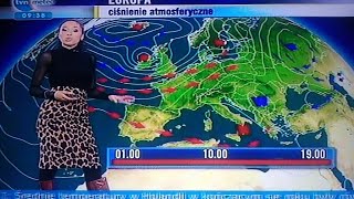 Omenaa Mensah  TVN Meteo pogoda 08012008 [upl. by Denby]