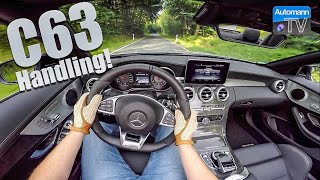 2018 MercedesAMG C63 476hp Handling DRIVE 60FPS [upl. by Nevla216]