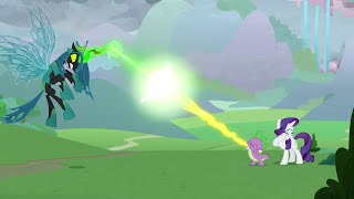 Spike Protects Rarity With Fire Breath  My Little Pony Friendship Is Magic [upl. by Pevzner245]