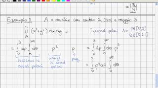 Analisi II  Lezione 29  Calcolo di integrali doppi mediante coordinate polari e cambi di variabili [upl. by Arataj323]