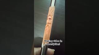 Simple Wood Spirit on pencil httpsyoutubeGtHxxHrY8j8si0Zo9zzzUuTYx84V [upl. by Eislel]