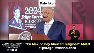 quotEn México hay libertad reliogiosaquot expresó el presidente por las famosas playeras con calaveras [upl. by Tapes222]