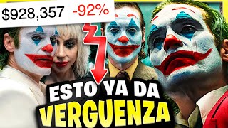 Joker 2 ya NO GANA NADA MENOS DE UN MILLÓN DE DÓLARES 🤣 FRACASO HISTÓRICO [upl. by Bellew]