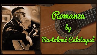 Romanza by Bartolomé Calatayud Romance by Bartolome Calatayud classical Spanish guitar music [upl. by Beale812]