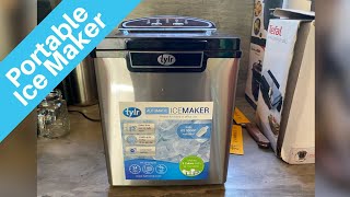 TYLR Portable Ice Maker Review [upl. by Zeiler226]