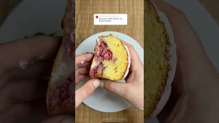 Easy Raspberry Cake  👌🎉 [upl. by Ramor]