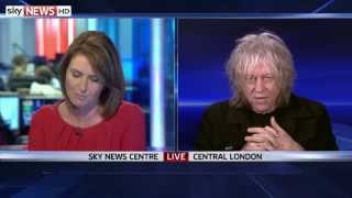 Bob Geldof Talks To Sky News About Band Aid 30 Criticism [upl. by Arraeis912]